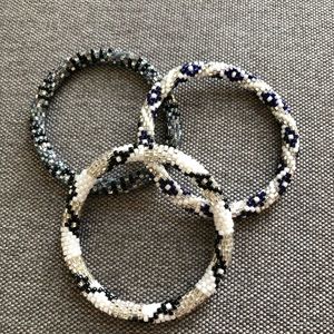 Lily and Laura beaded bracelets